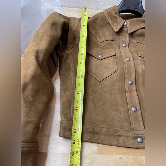 Ralph Lauren  RRL Stiles Sheep Suede 100% jacket Size 3 - Picture 8 of 16